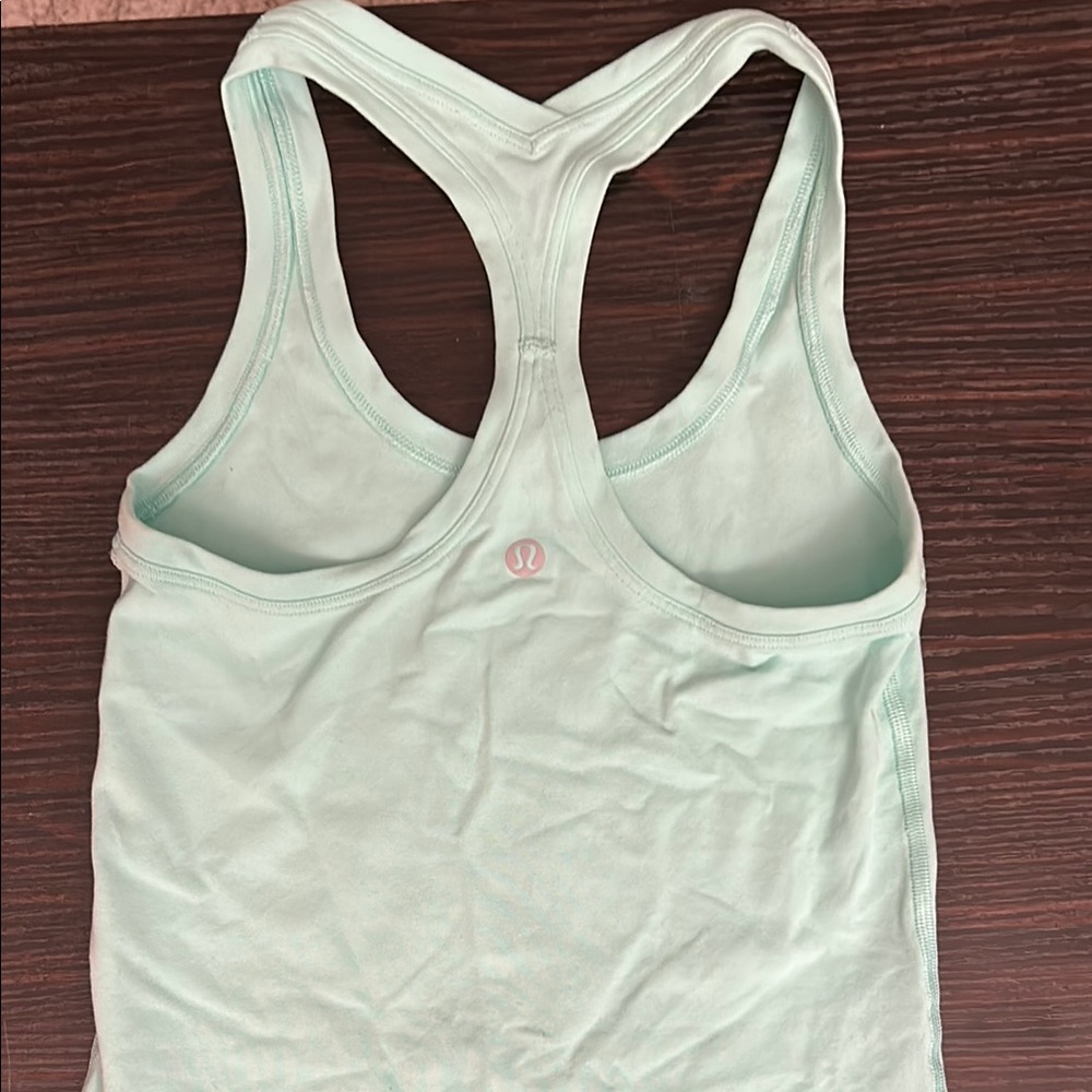 Lululemon Mint Green Racerback Tank Top